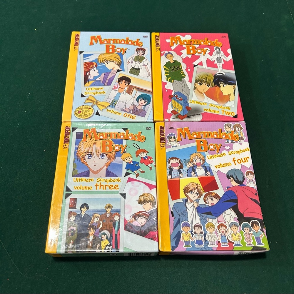 Marmalade Boy Ultimate Scrapbook DVD Vol 1-4 Complete Series Set Anime OOP